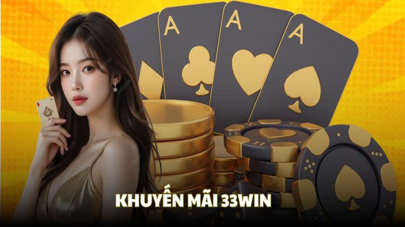 Khuyến mãi hấp dẫn có thể nhận tại 33WIN