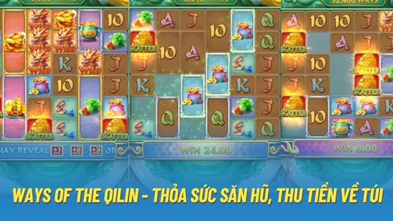 Nổ hũ Kỳ Lân Mách Nước là slot game nổi bật tại nhà cái 33WIN